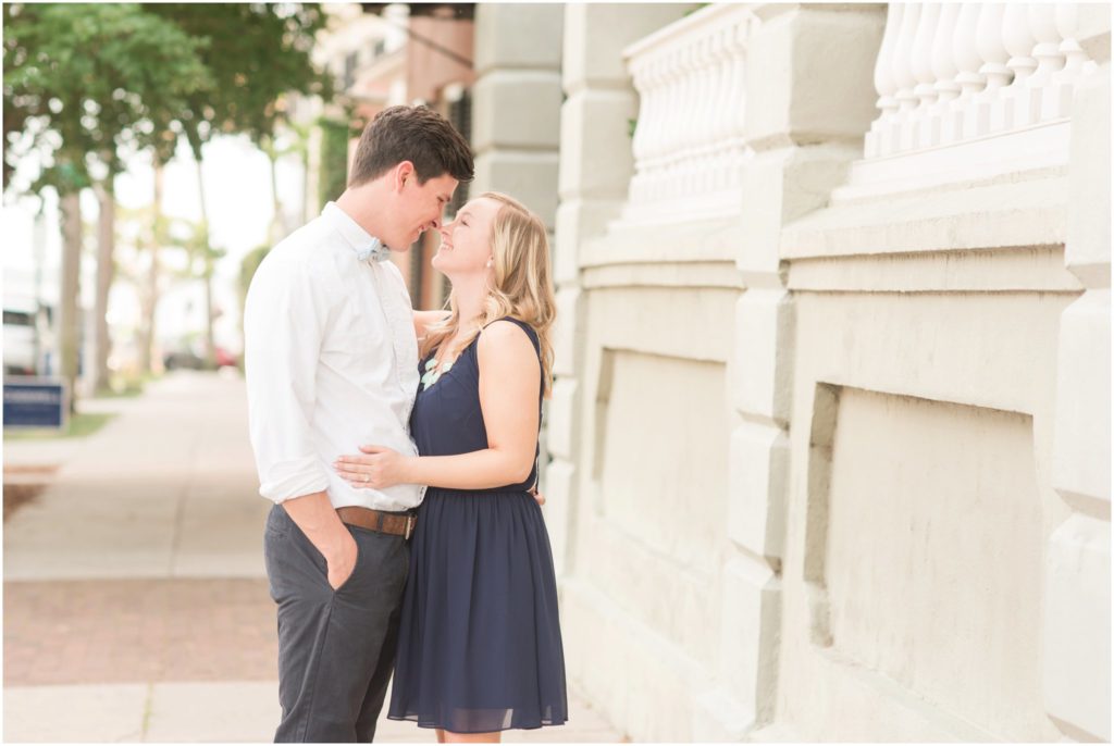 Downtown Charleston engagement session by Christa Rene Photography