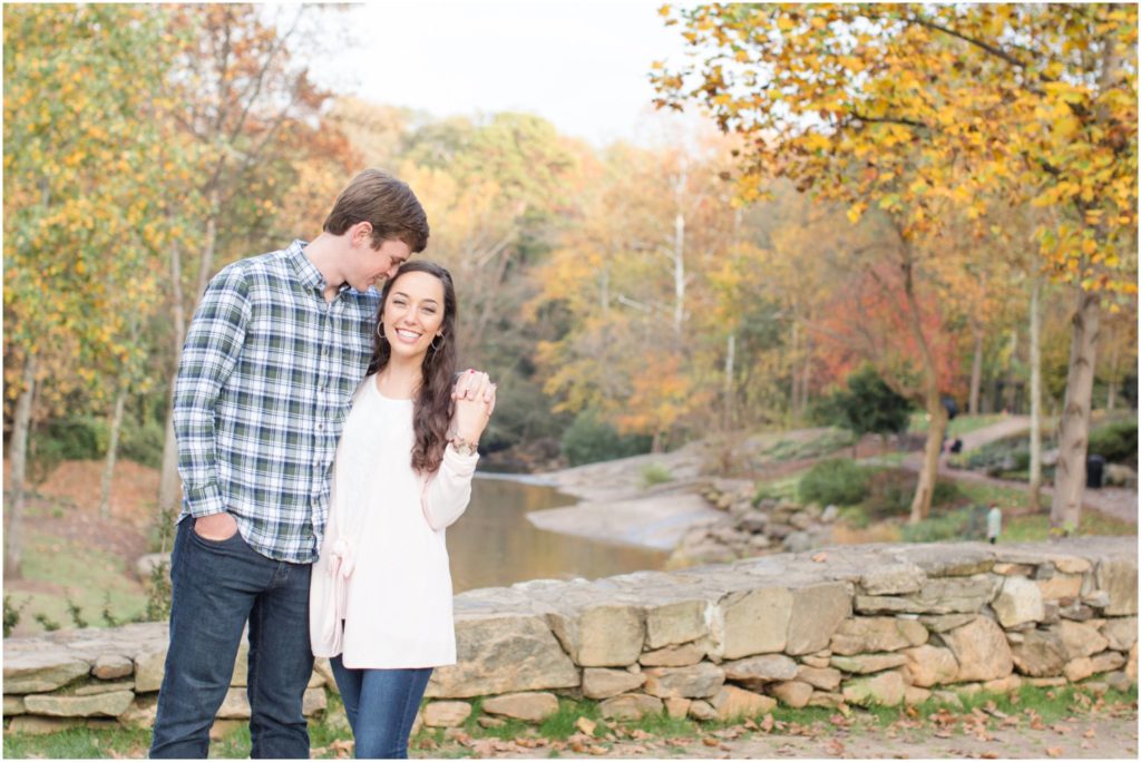 Downtown Greenville fall engagement session by wedding photographer Christa Rene Photography