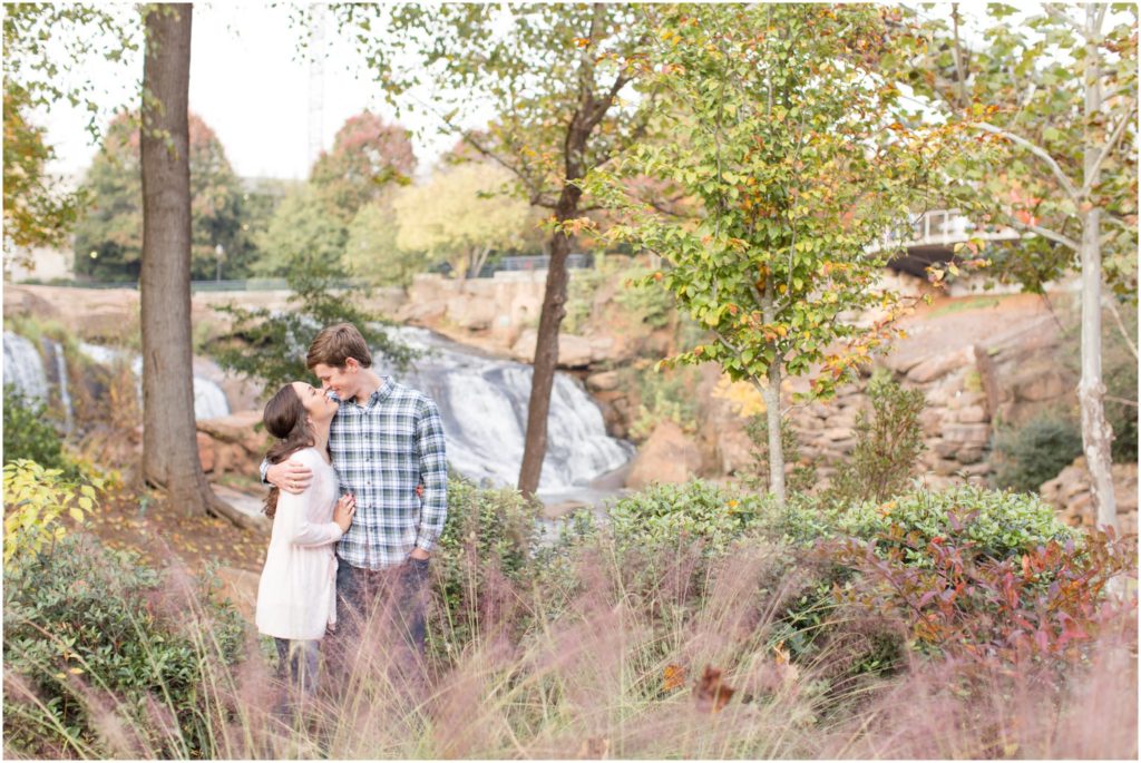 Downtown Greenville fall engagement session by wedding photographer Christa Rene Photography