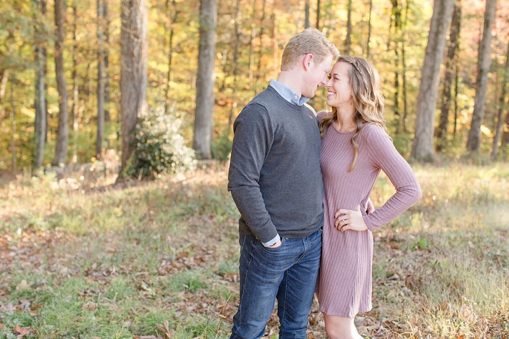 Greenville South Carolina fall engagement session by Christa Rene Photography