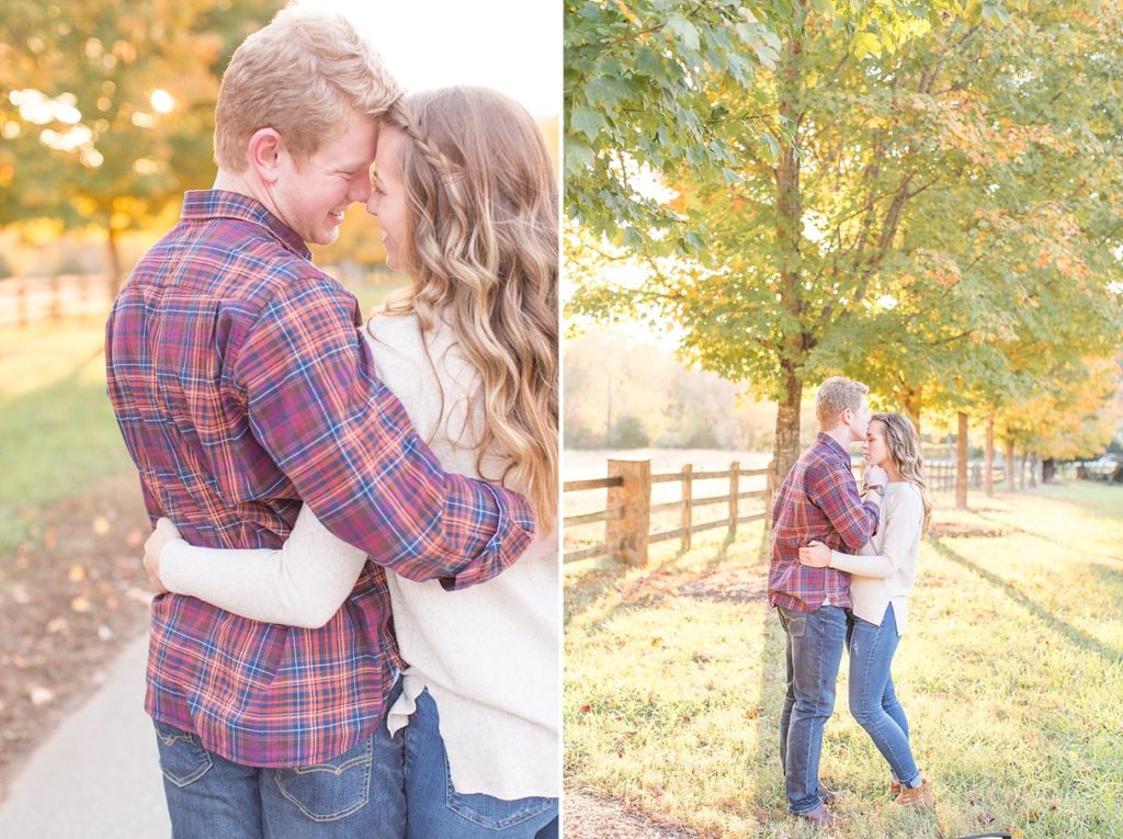 Greenville South Carolina fall engagement session by Christa Rene Photography