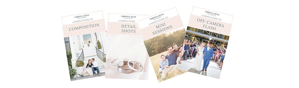 Educational materials for photographers and stock images by Christa Rene Photography
