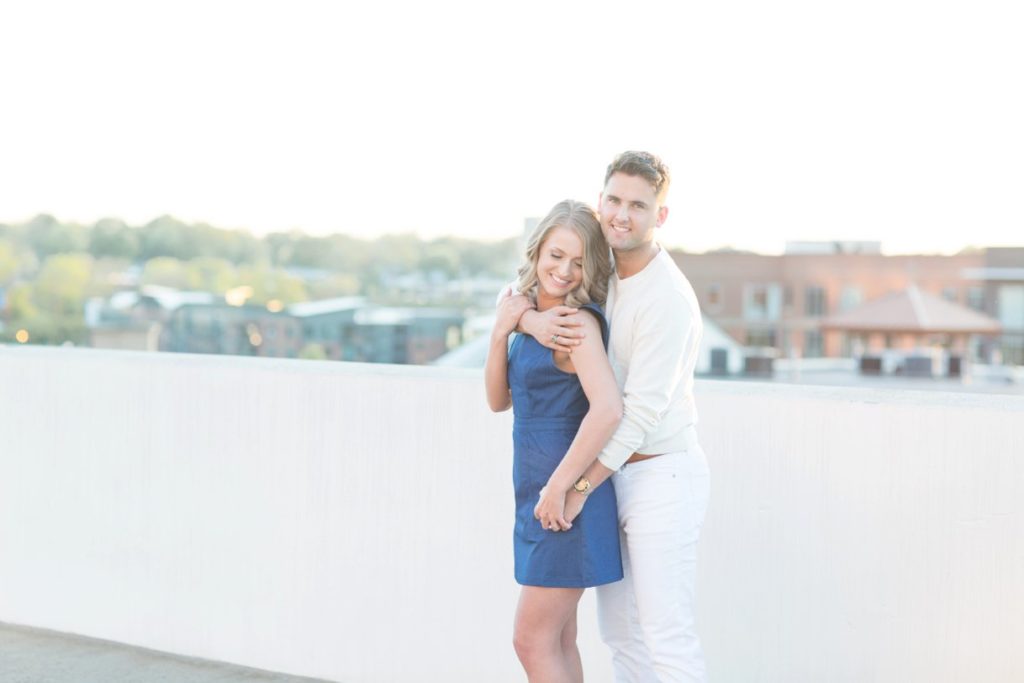 Downtown Greenville, SC Engagement Session | South Carolina Wedding Photographer Christa Rene Photography