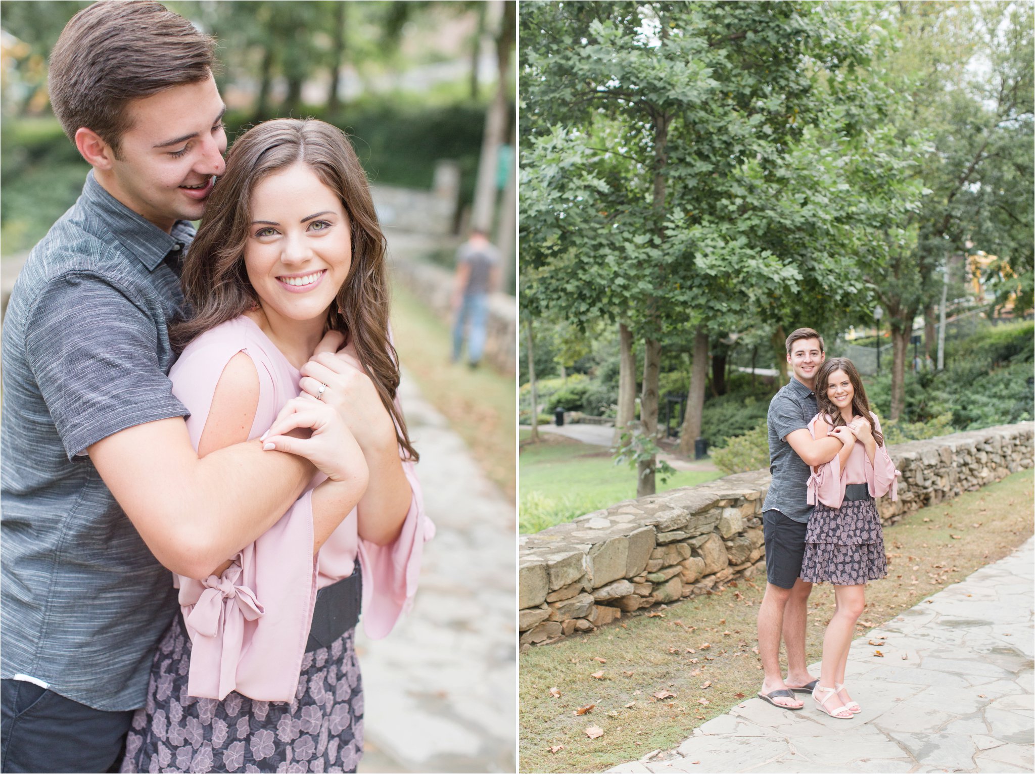 Downtown Greenville Engagement Session | Falls Park Greenville SC | South Carolina Wedding Photography | Christa Rene Photography