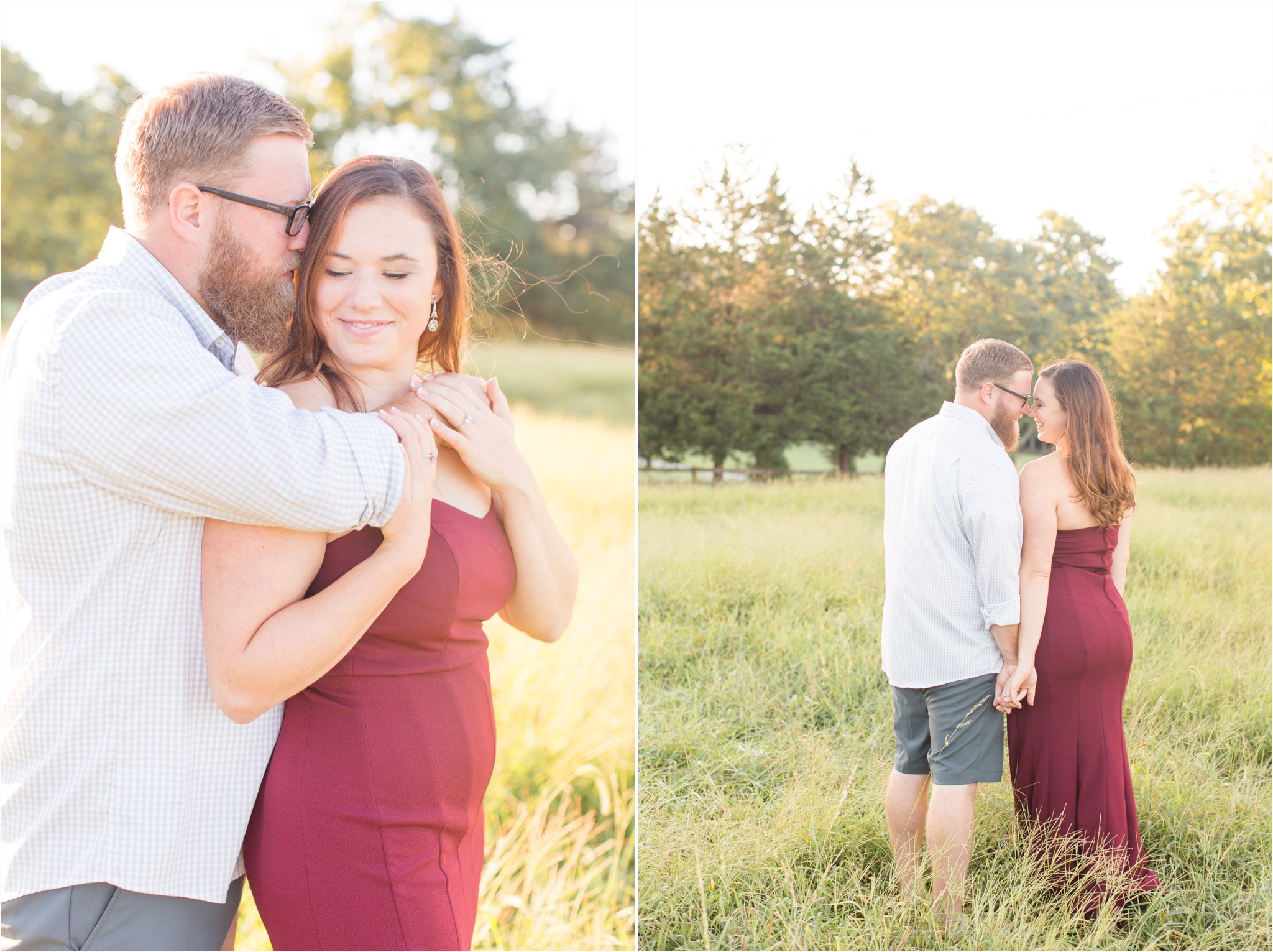 Greenville, SC Engagement Session | Field Engagement Session | South Carolina Wedding Photography | Christa Rene Photography