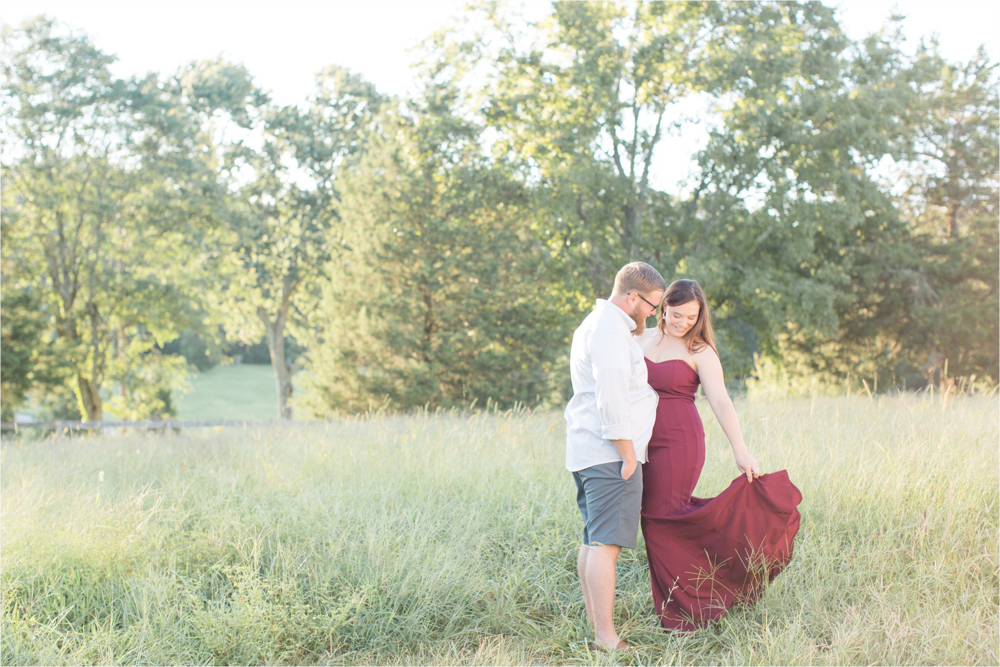 Greenville, SC Engagement Session | Field Engagement Session | South Carolina Wedding Photography | Christa Rene Photography