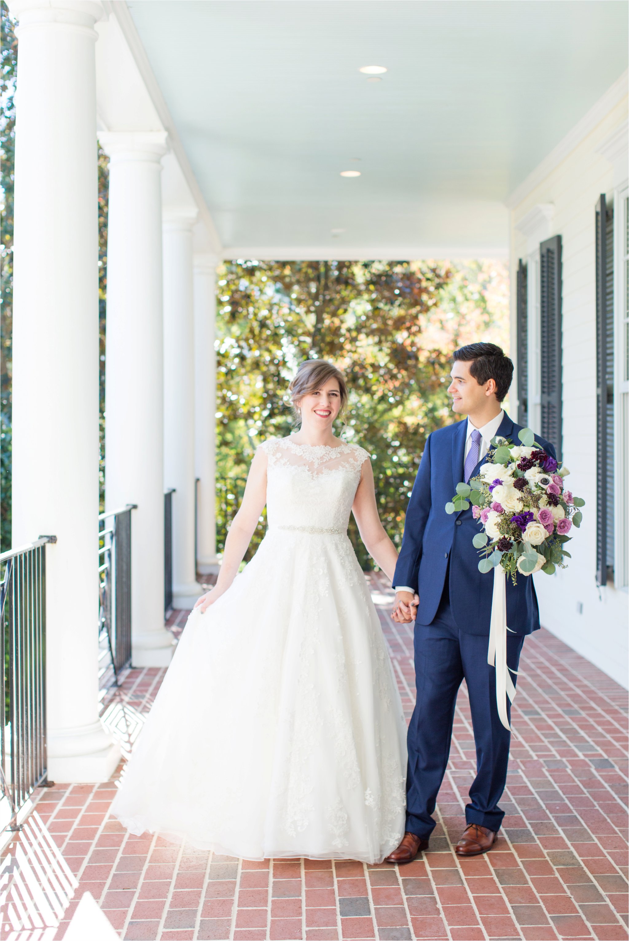 The Members Club at Woodcreek and WildeWood Wedding | Southern country club wedding | Purple fall wedding | Christa Rene Photography