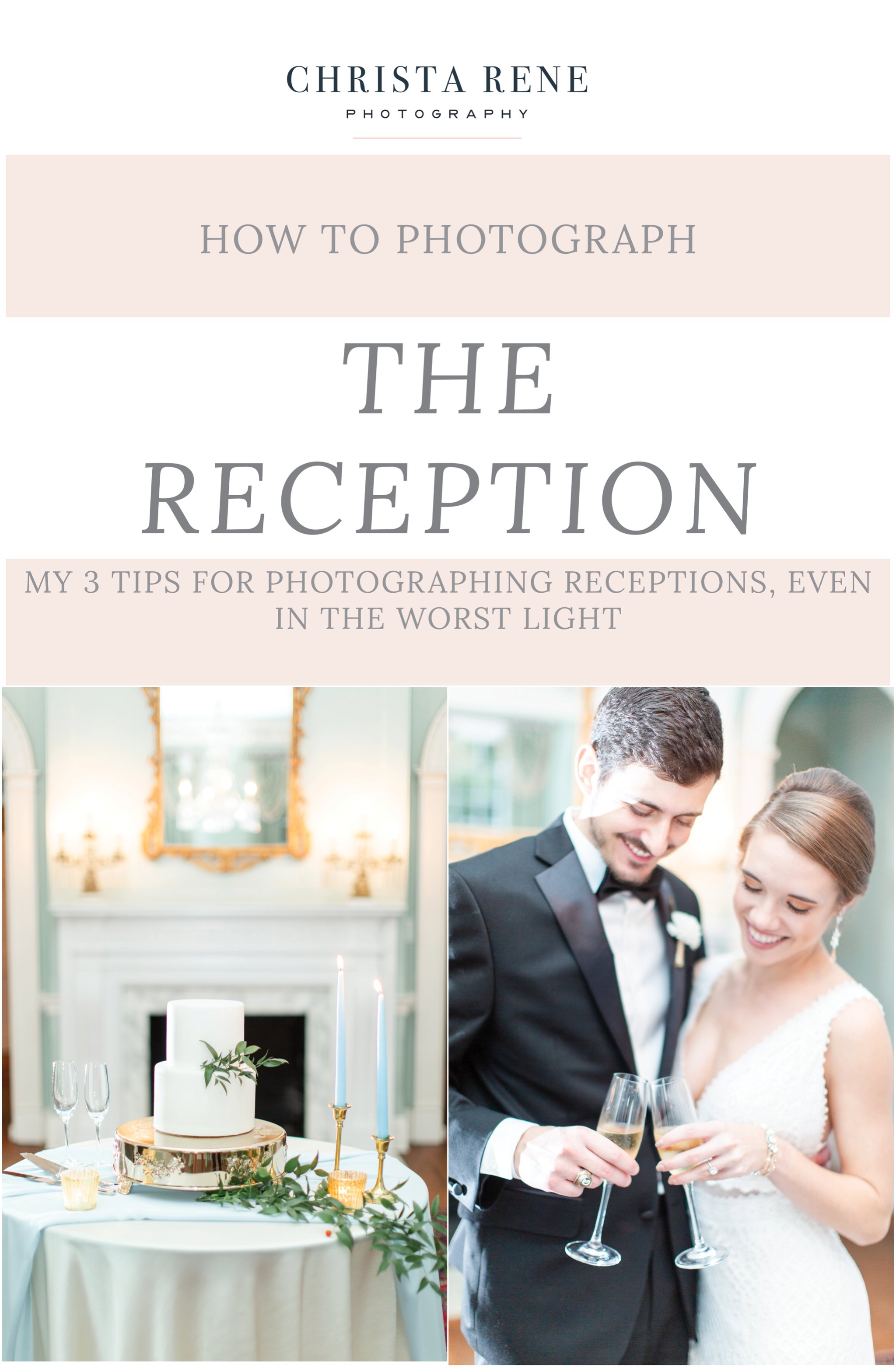 How to Photograph the Reception | How to use Off-Camera-Flash | Christa Rene Photography