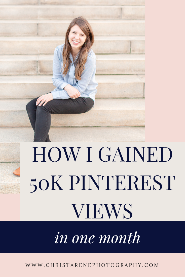 How I Gained 50k Pinterest Views in One Month by SC Photographer & Educator Christa Rene Photography