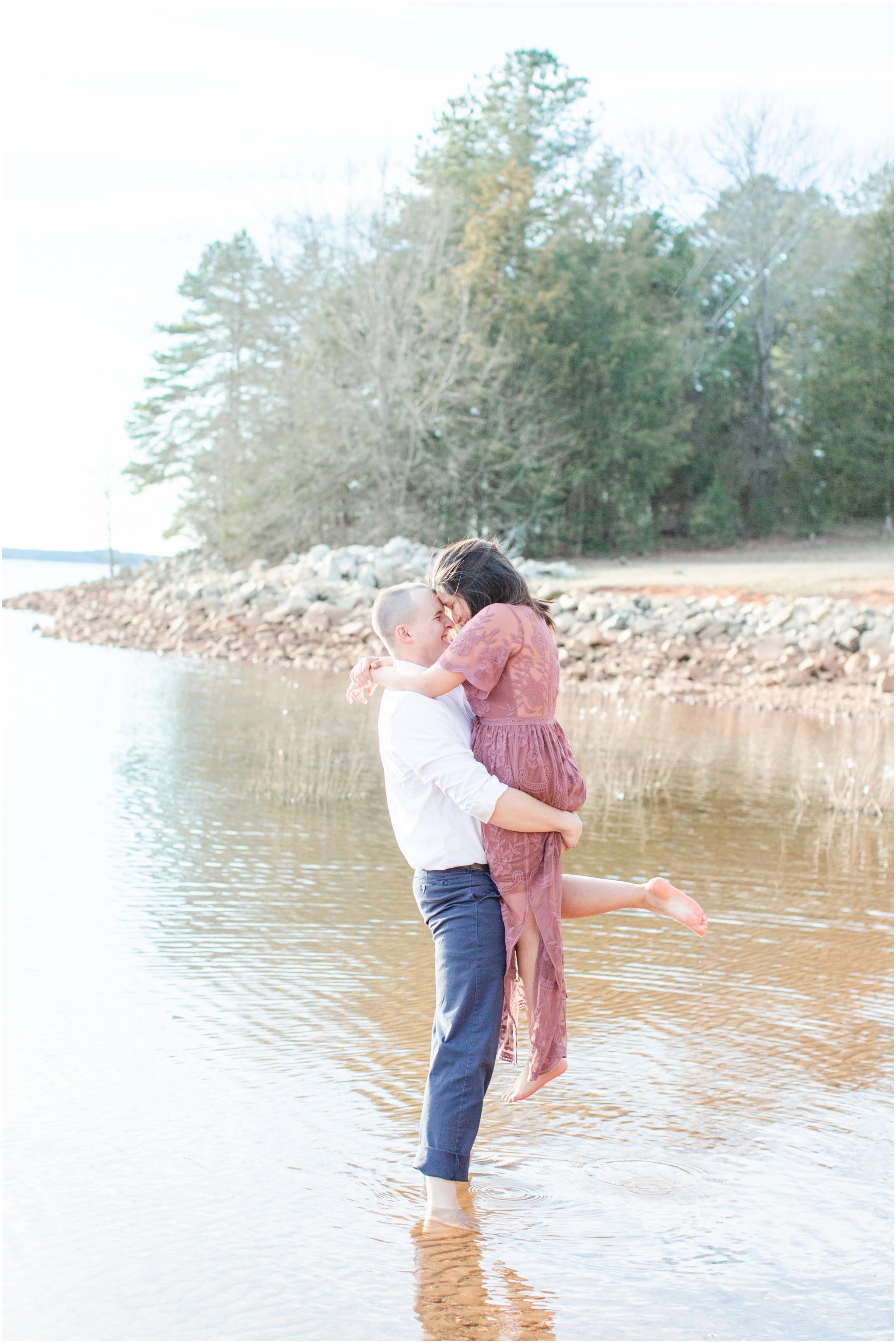 SC Lake Engagement Session by SC Wedding Photographer Christa Rene Photography