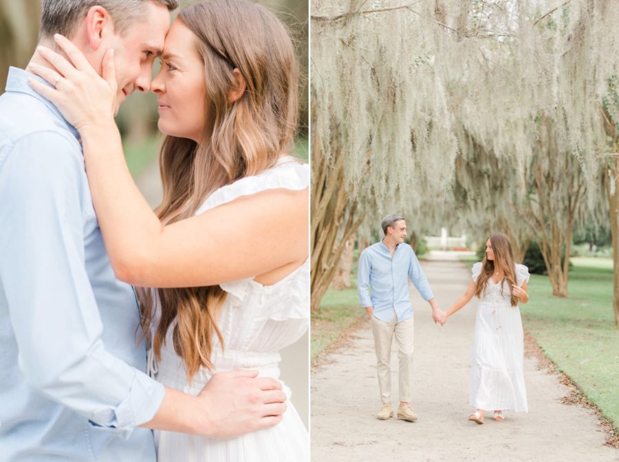 Downtown Charleston engagement session at Hampton Park by SC Photographer Christa Rene Photography