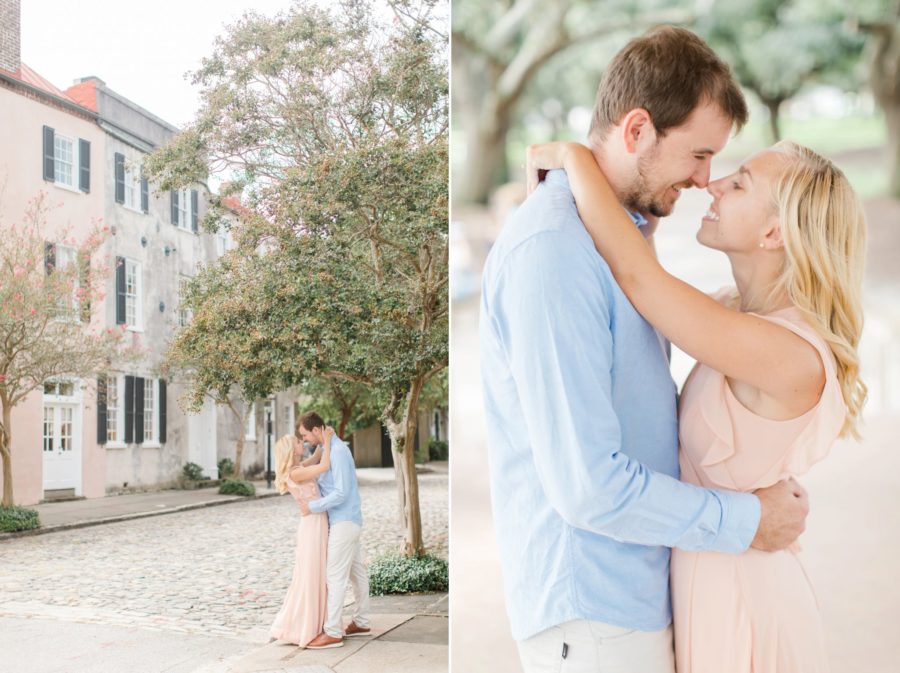 Downtown Charleston Classic Engagement Session by Christa Rene Photography