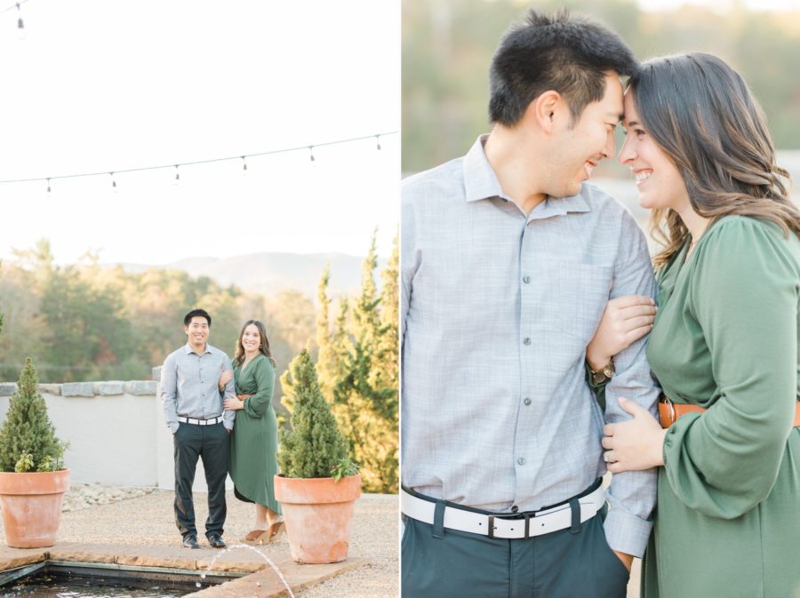 Hotel Domestique Mountain Engagement session with GoldenDoodles by Christa Rene Photography