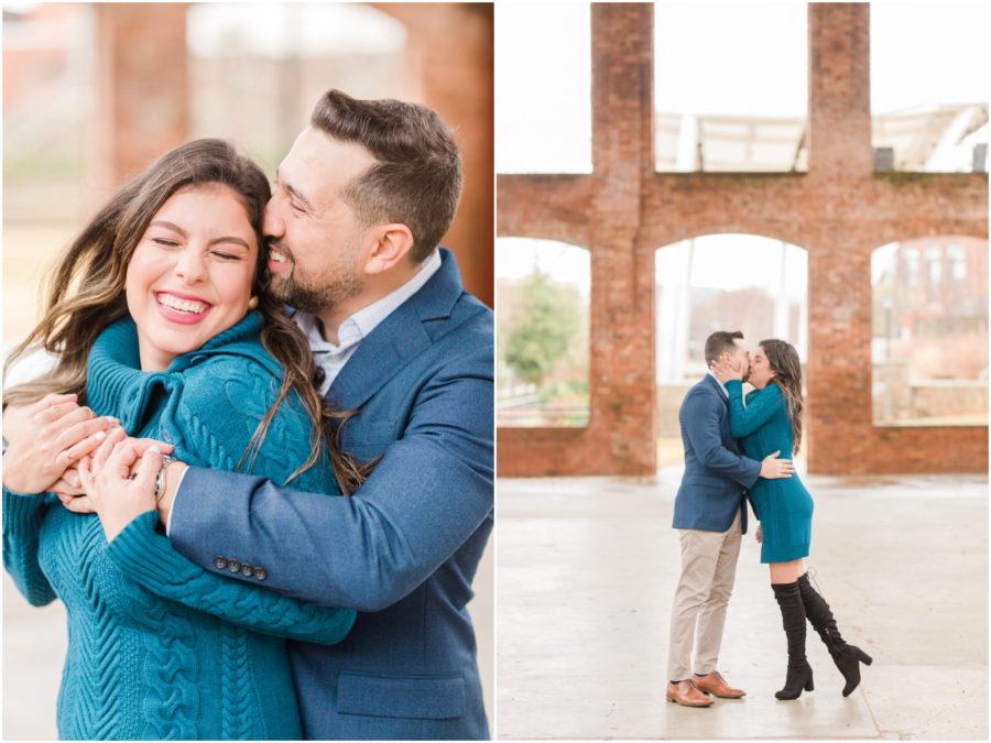 Downtown Greenville SC Proposal Photographer by Christa Rene Photography