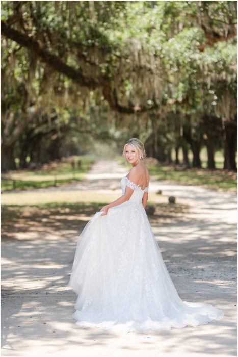 Boone Hall Bridal Portraits by Christa Rene Photography