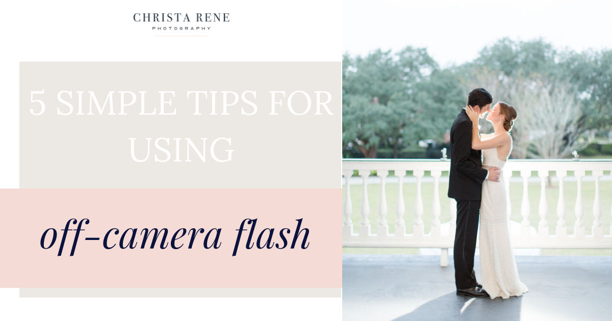 Tips for using off-camera flash by Christa Rene Photography