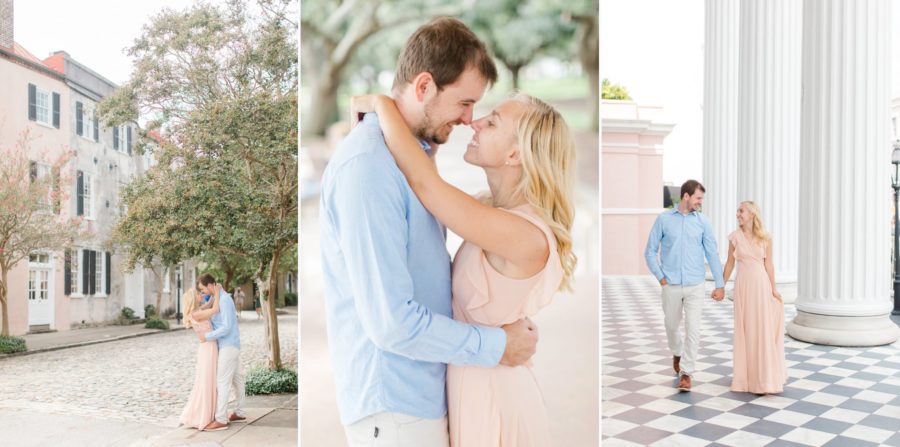 Downtown Charleston Classic Engagement Session by Christa Rene Photography