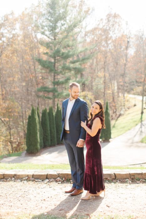 Charlotte Photographer Classic Engagement Session in the NC Arboretum by Christa Rene Photography