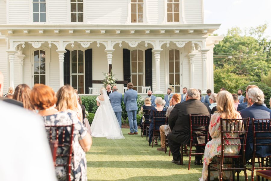 Southern outdoor wedding at The Merrimon-Wynne House by Christa Rene Photography