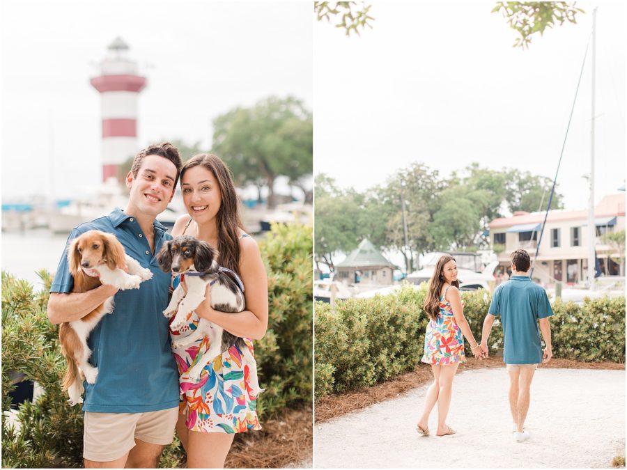 Hilton Head engagement session in Harbour Town by Hilton Head photographer Christa Rene Photography
