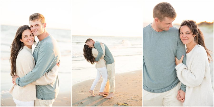 Folly Beach Engagement Session in Charleston by Charleston Photographer Christa Rene Photography