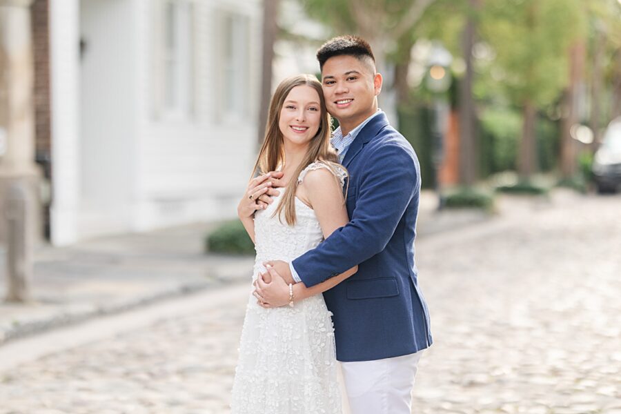 Charleston, SC engagement session in downtown