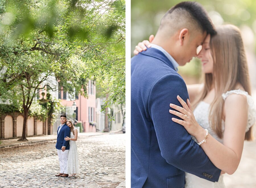 Charleston, SC engagement session in Downtown Charleston
