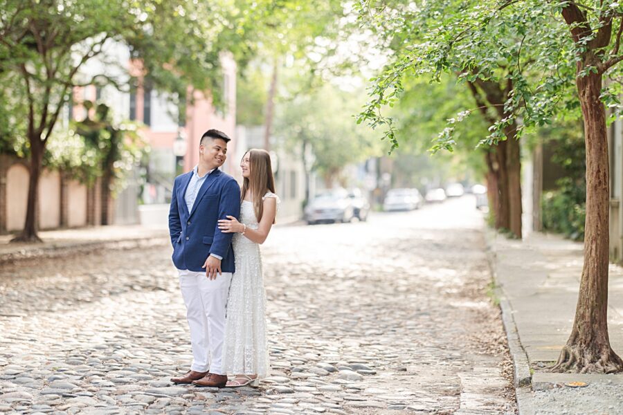 Charleston, SC engagement session in Downtown Charleston