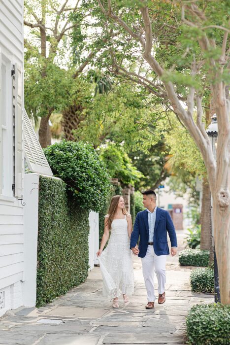 Charleston, SC engagement session in downtown